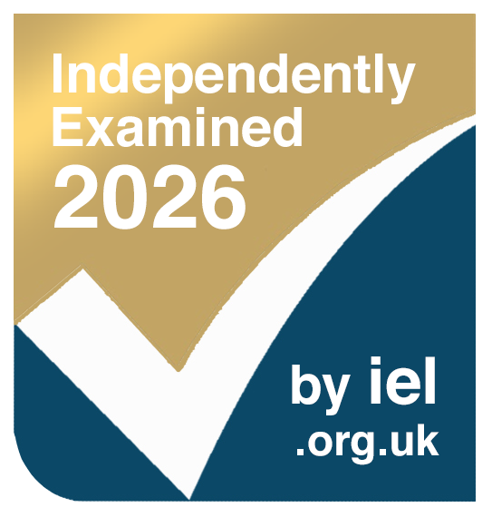 Independent Examiners Approved 2026 badge